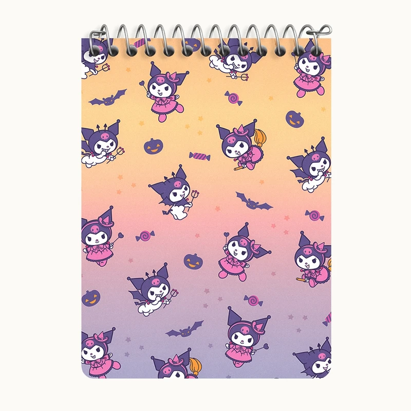 دفتر یادداشت 50 برگ خندالو طرح پترن کرومی کد N9045