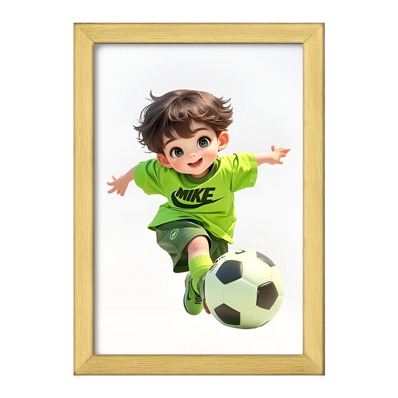 تابلو خندالو طرح پسر بچه ی فوتبالیست کد F3609