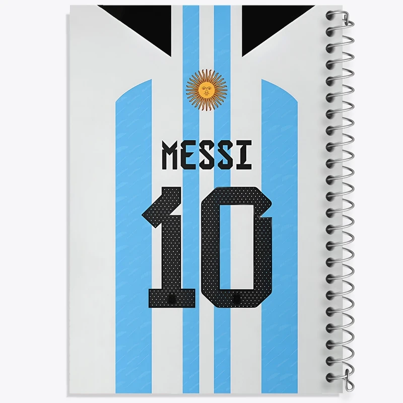 دفتر طراحی 50 برگ خندالو طرح لیونل مسی کد N2828
