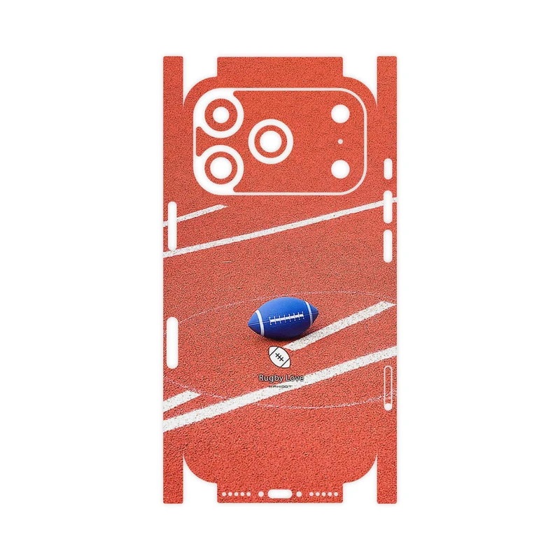 برچسب پوششی ماهوت مدل Rugby football-FullSkin مناسب برای گوشی موبایل اپل iPhone 17 Pro