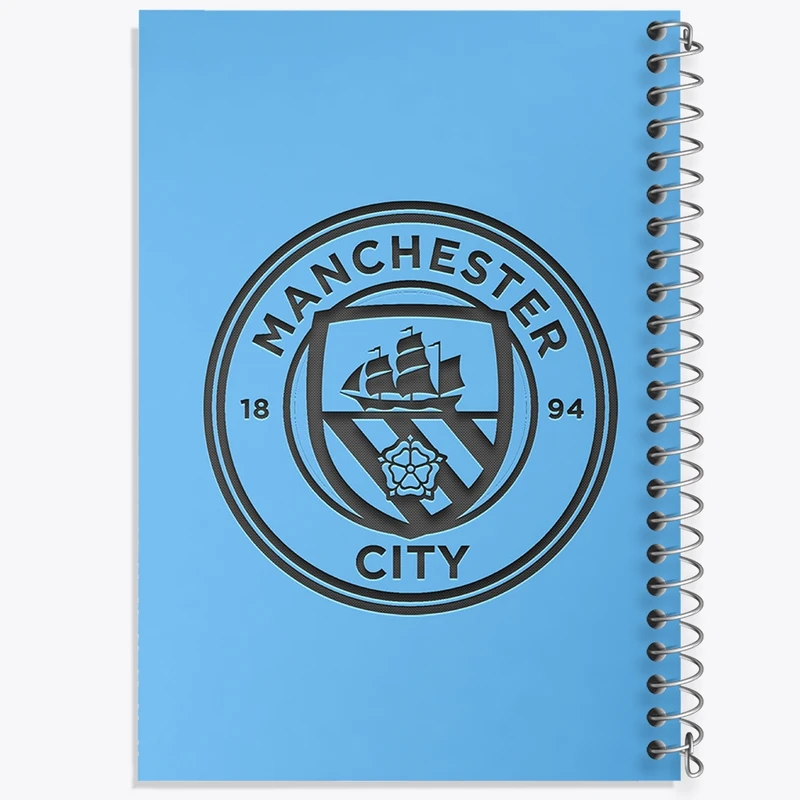 دفتر طراحی 50 برگ خندالو طرح باشگاه منچستر سیتی کد 26770