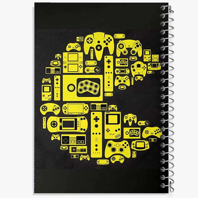 دفتر مشق 50 برگ خندالو طرح گیمر (Gamer) کد F3985