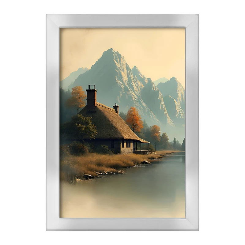 تابلو خندالو طرح منظره طبیعت کد F6634