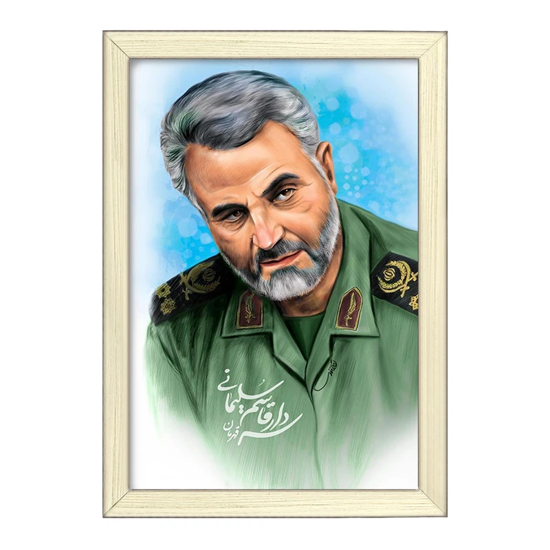 تابلو خندالو طرح شهید سپهبد حاج  قاسم سلیمانی  کد 2606