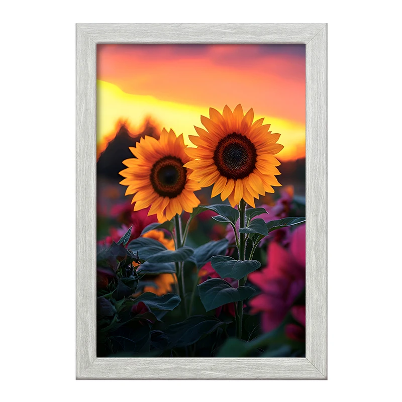 تابلو خندالو طرح گل آفتابگردان کد F11848