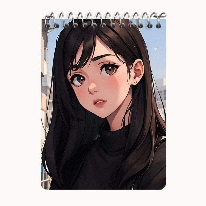 دفتر یادداشت 50 برگ خندالو طرح دخترانه کد N4328