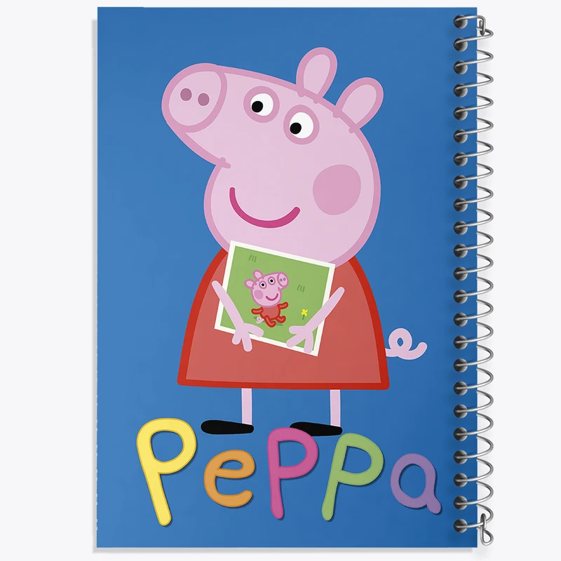 دفتر نقاشی 50 برگ خندالو طرح انیمیشن پپا پیگ (Peppa Pig) کد N9263