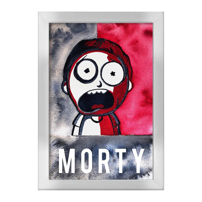 تابلو خندالو طرح مورتی (Morty) کد F11443