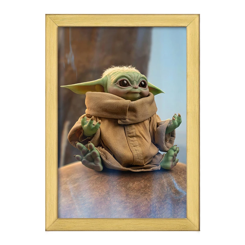 تابلو خندالو طرح یودا سریال جنگ ستارگان کد 26074