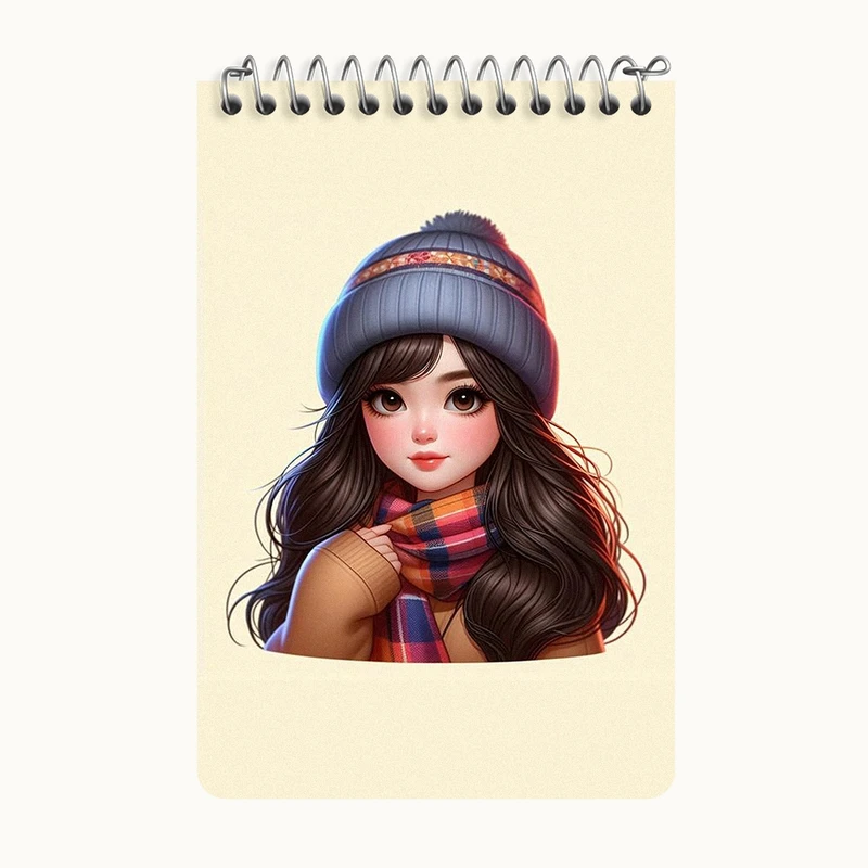 دفتر یادداشت 50 برگ خندالو طرح دخترانه کد F3117