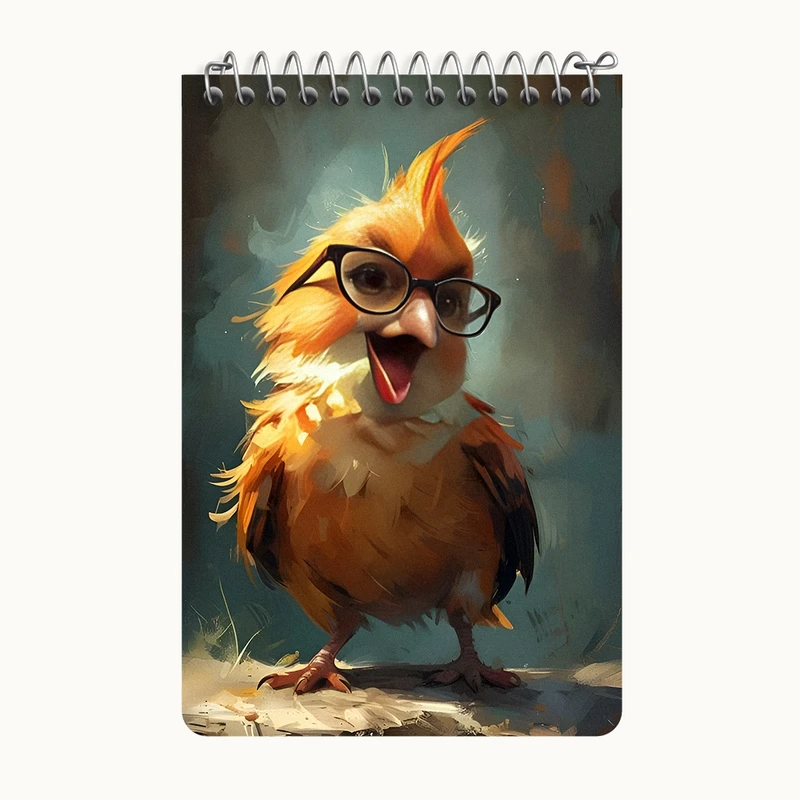 دفتر یادداشت 50 برگ خندالو طرح جوجه کد F11660