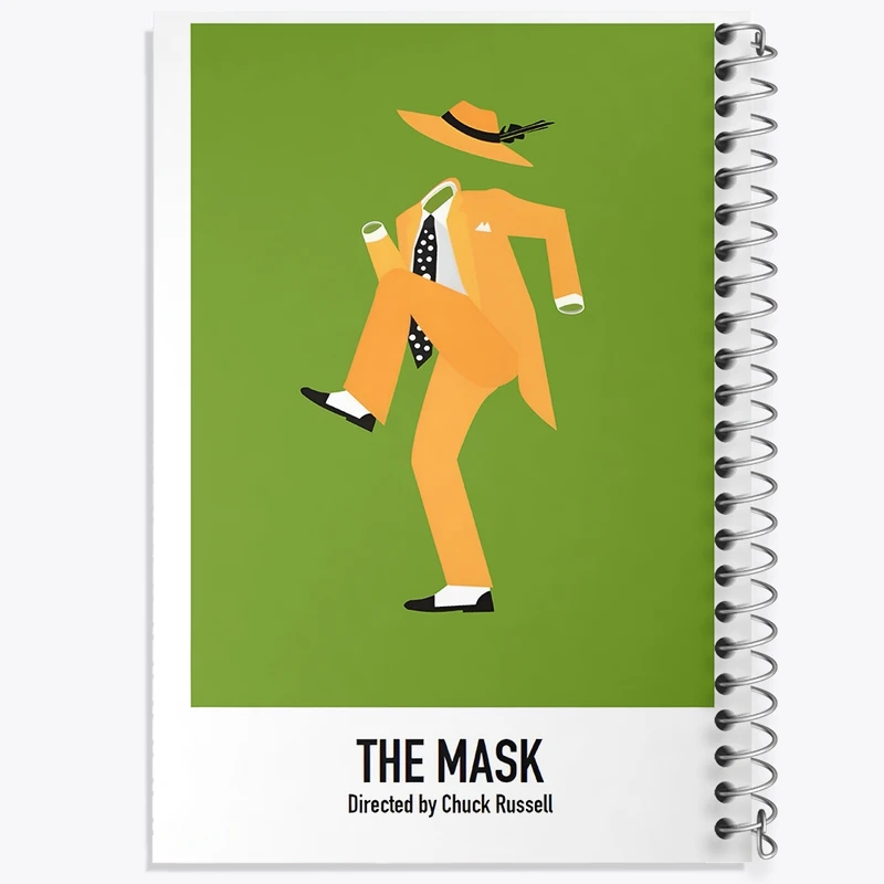 دفتر طراحی 50 برگ خندالو طرح سریال انیمیشنی ماسک کد F10461