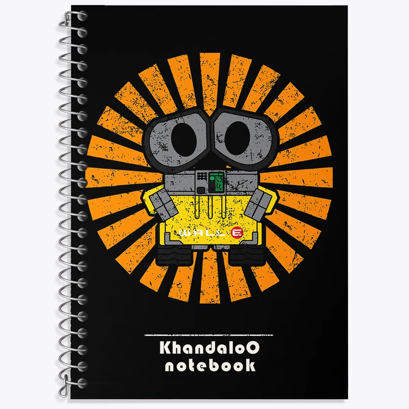 دفتر نت موسیقی 50 برگ خندالو طرح وال ای (Wall-E) کد N9458