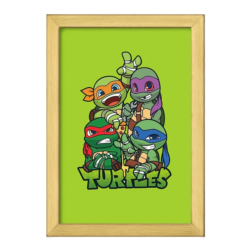 تابلو خندالو طرح لاکپشت های نینجا  کد 13209