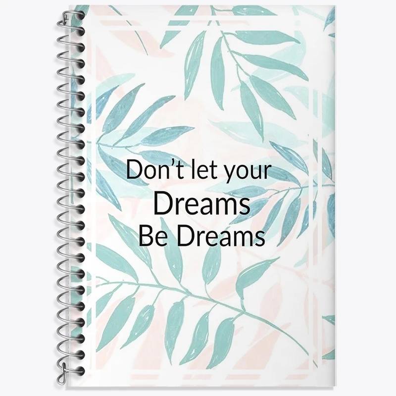 دفتر لغت 50 برگ خندالو طرح Don't Dreams Be Dreams کد F11497