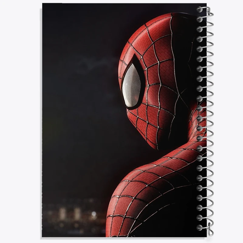 دفتر طراحی 50 برگ خندالو طرح مرد عنکبوتی (Spider Man) کد N1769