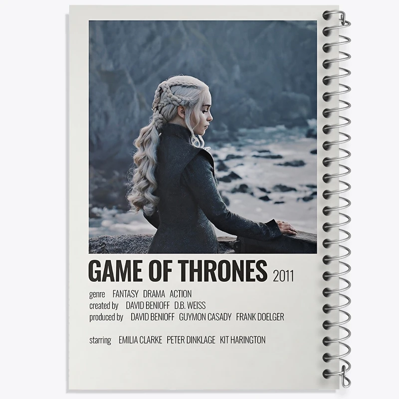 دفتر شطرنجی 50 برگ خندالو طرح گیم آف ترونز (Game of Thrones) کد F13298
