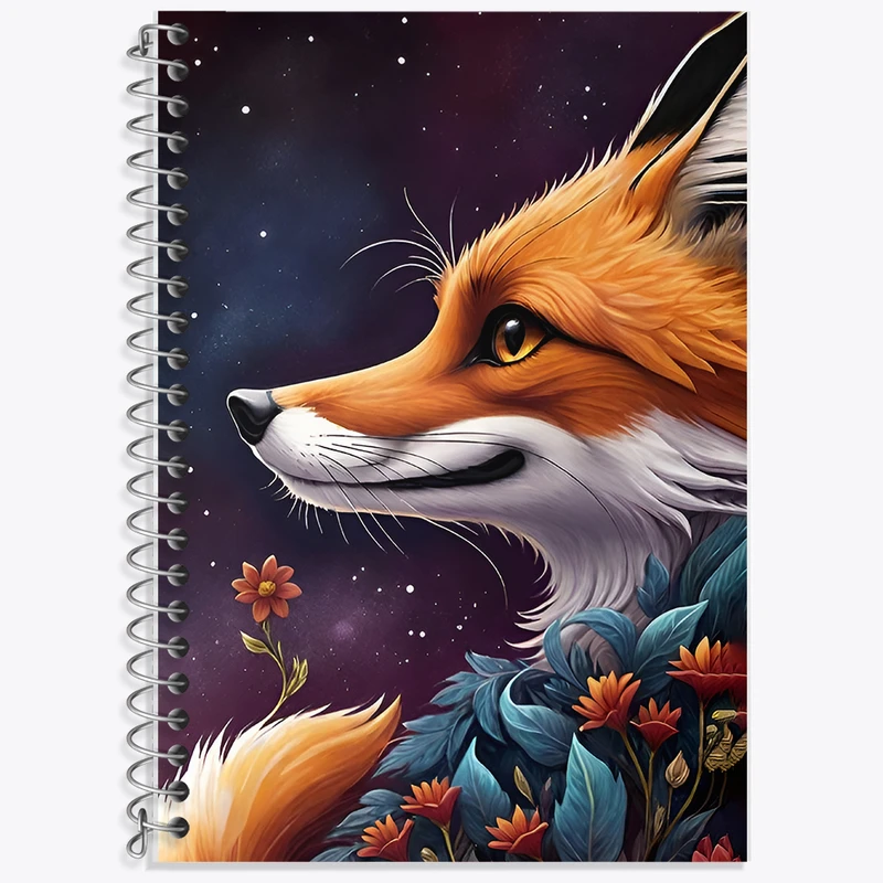 دفتر نت موسیقی 50 برگ خندالو طرح روباه کد F12623