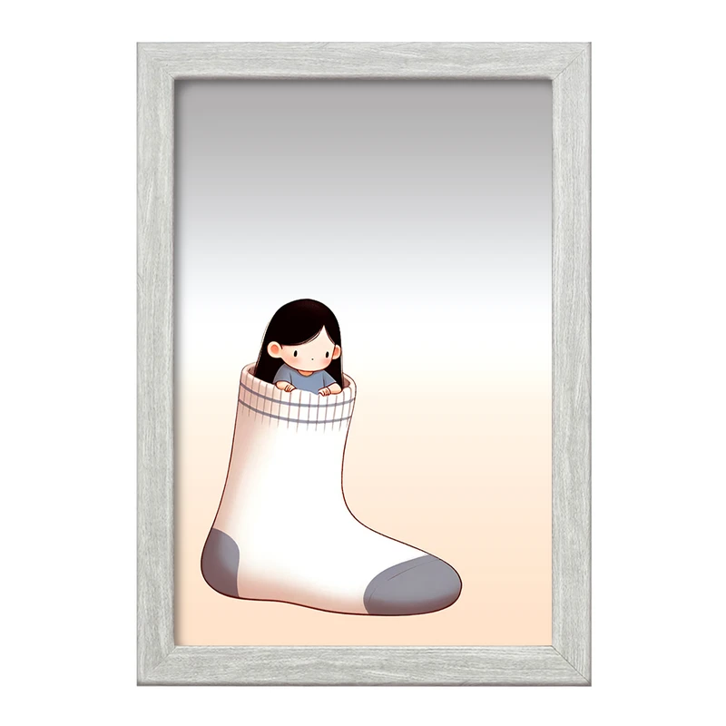 تابلو خندالو طرح دخترانه بامزه کد F3326