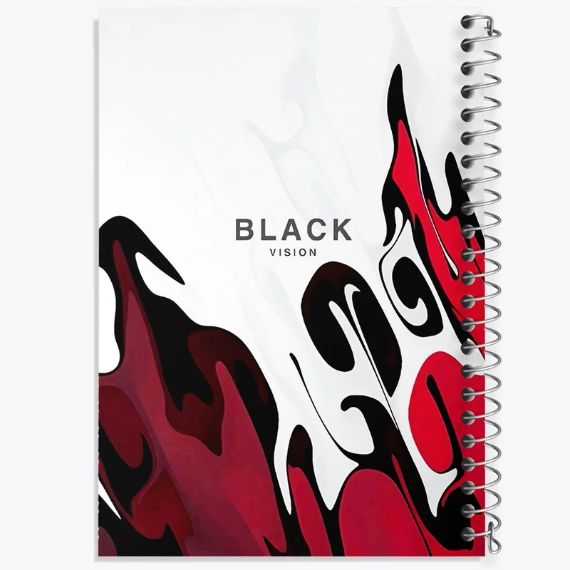 دفتر لیست خرید 50 برگ خندالو طرح ادکلن Black vision کد F13635