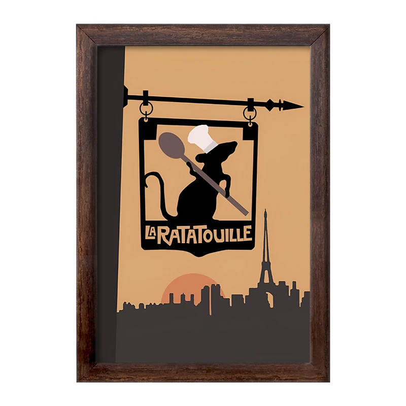 تابلو خندالو طرح راتاتویی (Ratatouille) کد F10287
