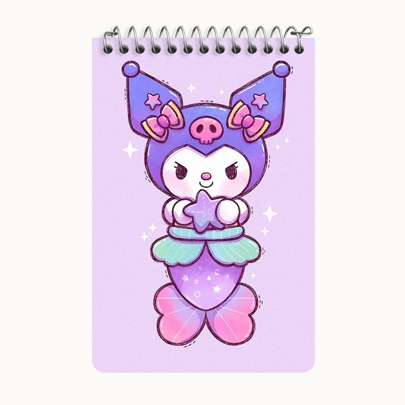 دفتر یادداشت 50 برگ خندالو طرح کرومی (kurom) کد F5407