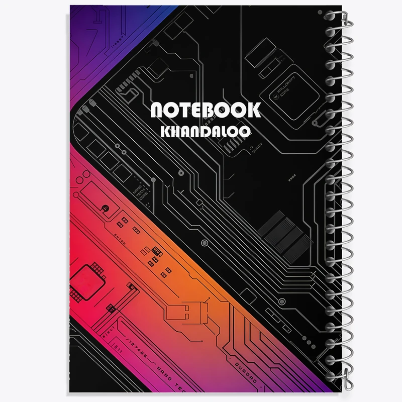 دفتر مشق 50 برگ خندالو طرح مدرن کد N7567