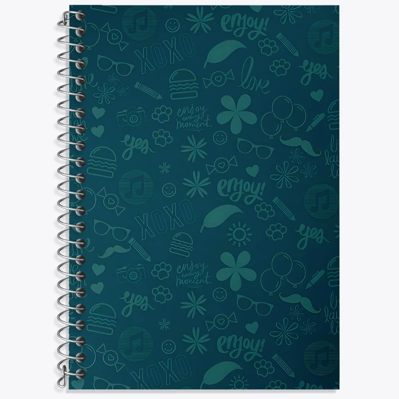 دفتر لغت 50 برگ خندالو طرح پترن فانتزی کد N6045