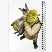 دفتر طراحی 50 برگ خندالو طرح شرک کد F2195