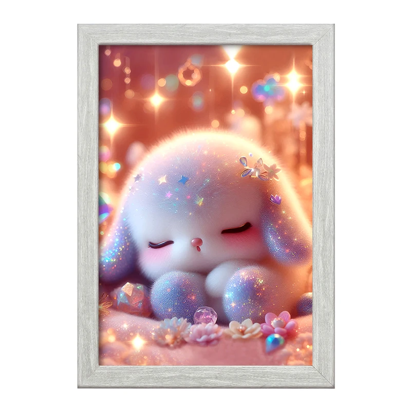 تابلو خندالو طرح خرگوش بامزه کد F5487