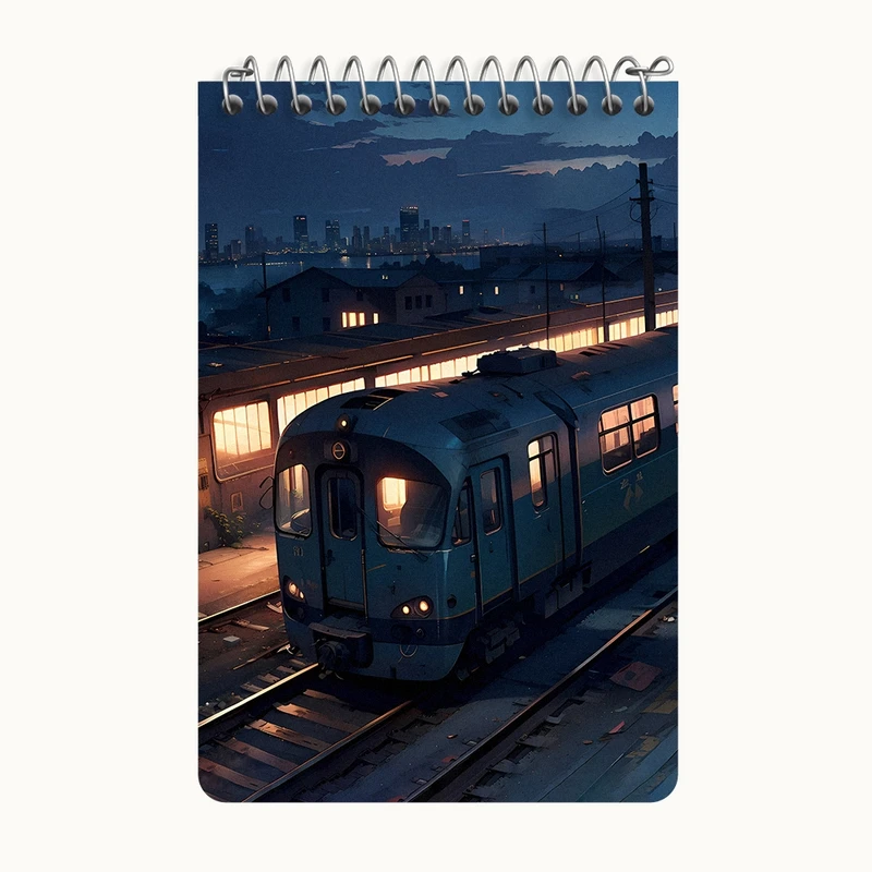 دفتر یادداشت 50 برگ خندالو طرح قطار کد F5241