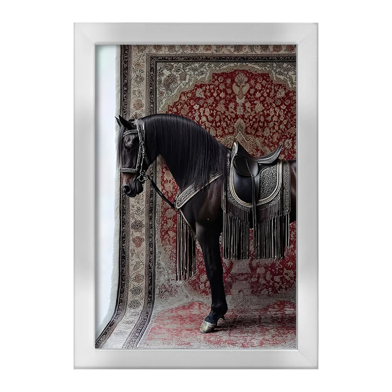 تابلو خندالو طرح اسب اصیل کد F14373