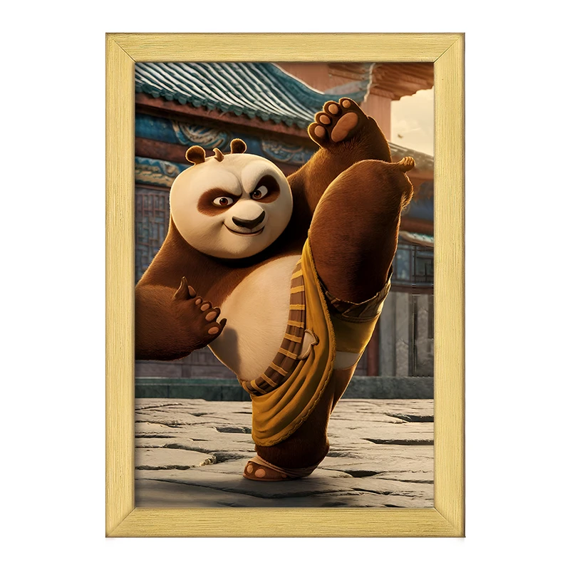 تابلو خندالو طرح پاندای کونگ فوکار کد F12725