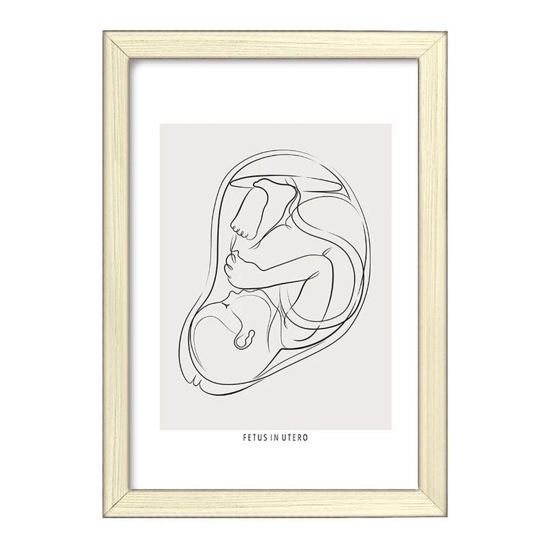 تابلو خندالو طرح جنین (Fetus In Utero) کد F13935