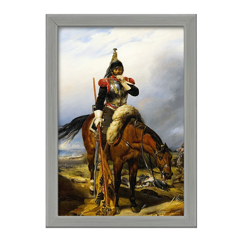 تابلو خندالو طرح نقاشی میدان نبرد اثر پل دلاروش کد F12126