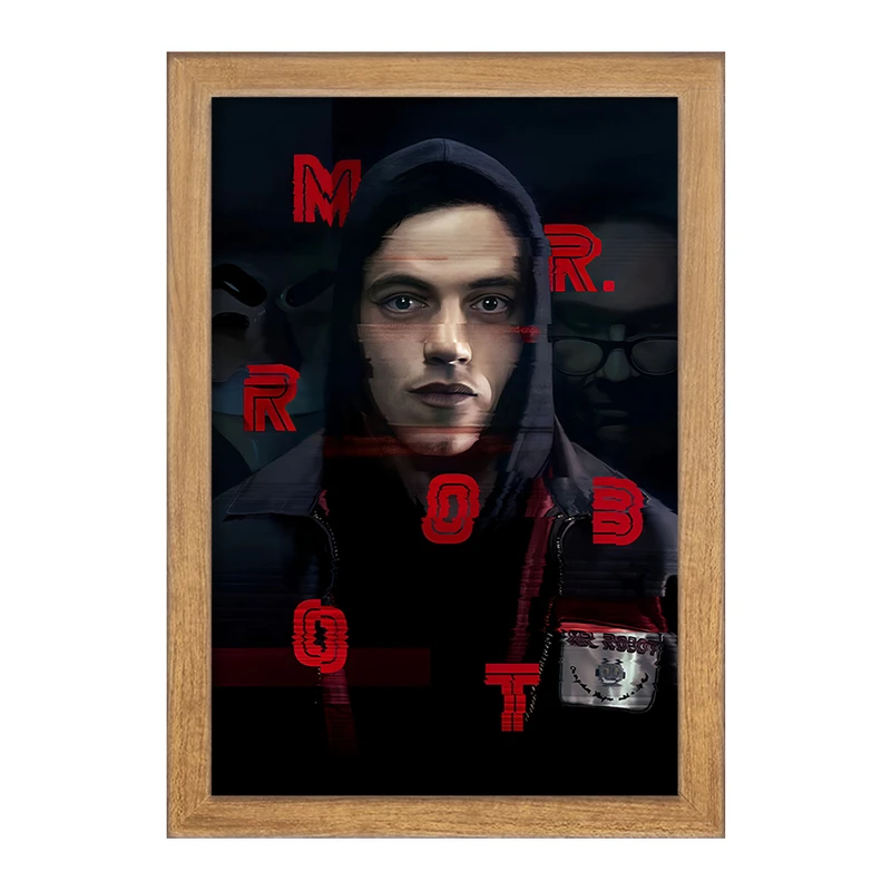 تابلو خندالو طرح مستر ربات (Mr. Robot) کد F13683