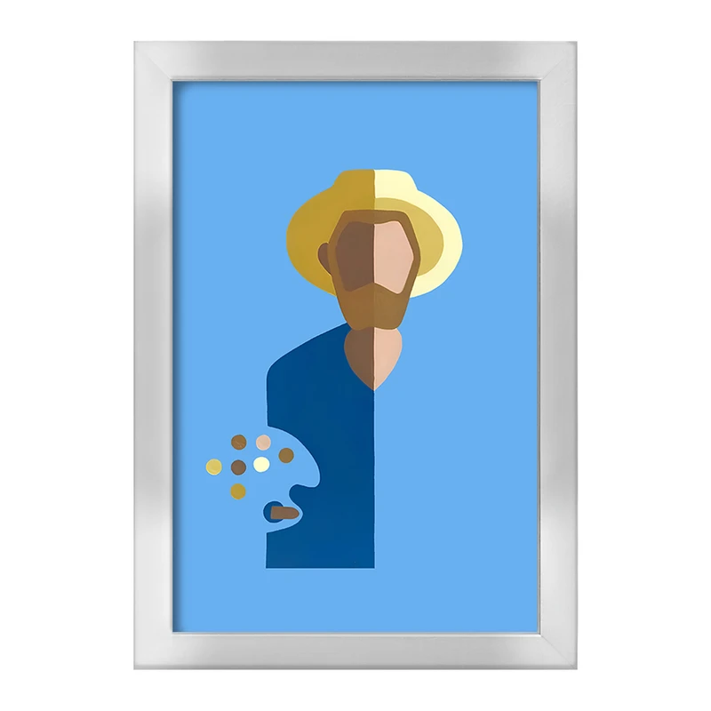 تابلو خندالو طرح ونسان ونگوگ کد F4815