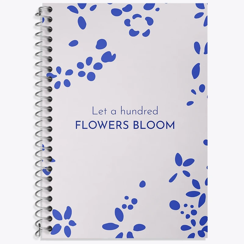 دفتر لغت 50 برگ خندالو طرح Let A Hundred Flowers Bloom کد N6903
