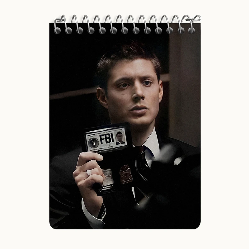دفتر یادداشت 50 برگ خندالو طرح سوپرنچرال (Supernatural) کد N5845