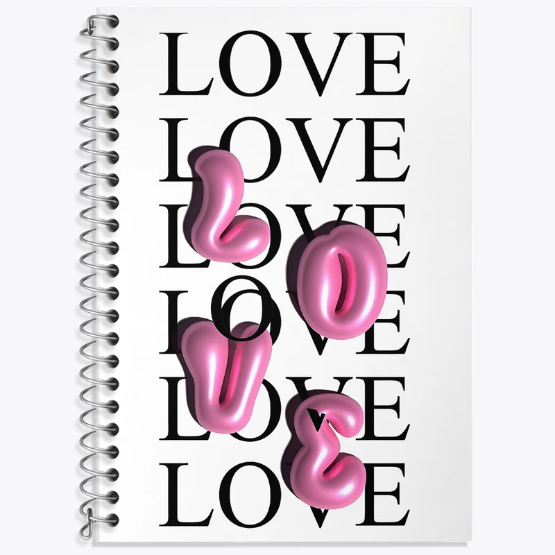 دفتر نت موسیقی 50 برگ خندالو طرح Love کد F11638