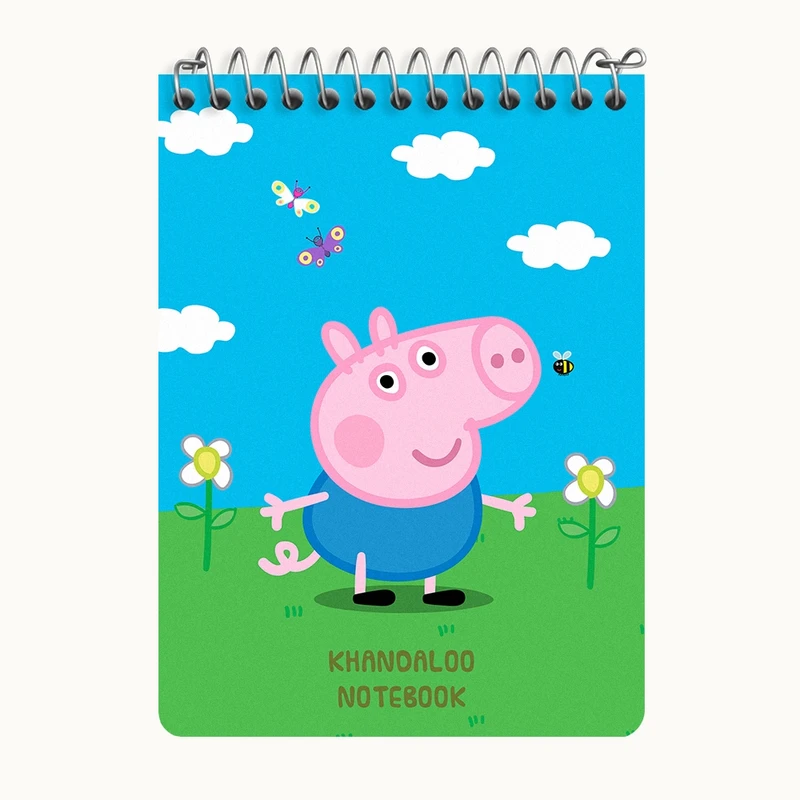 دفتر یادداشت 50 برگ خندالو طرح انیمیشن پپا پیگ (Peppa Pig) کد N9245