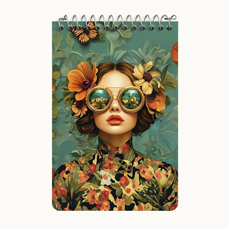 دفتر یادداشت 50 برگ خندالو طرح دخترانه کد F10830