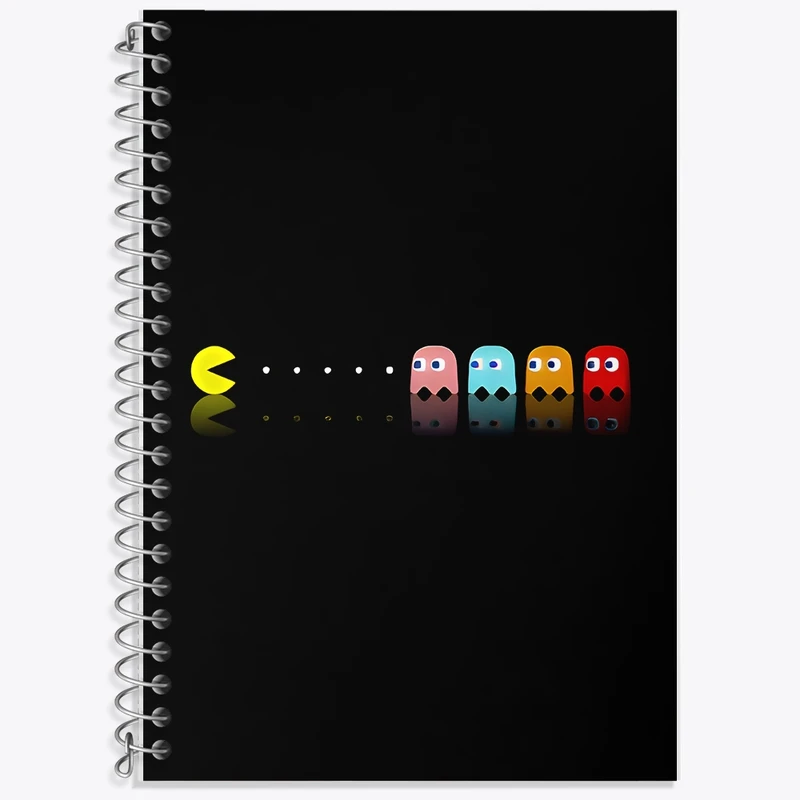 دفتر لغت 50 برگ خندالو طرح پکمن (PAC-MAN) کد F11817
