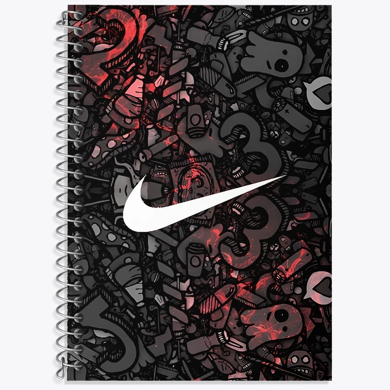 دفتر نت موسیقی 50 برگ خندالو طرح نایک (Nike) کد N7554