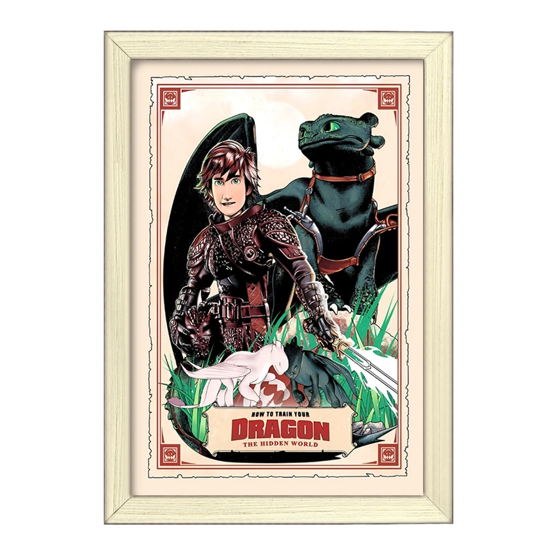 تابلو خندالو طرح چگونه اژدهای خود را تربیت کنیم کد F13570