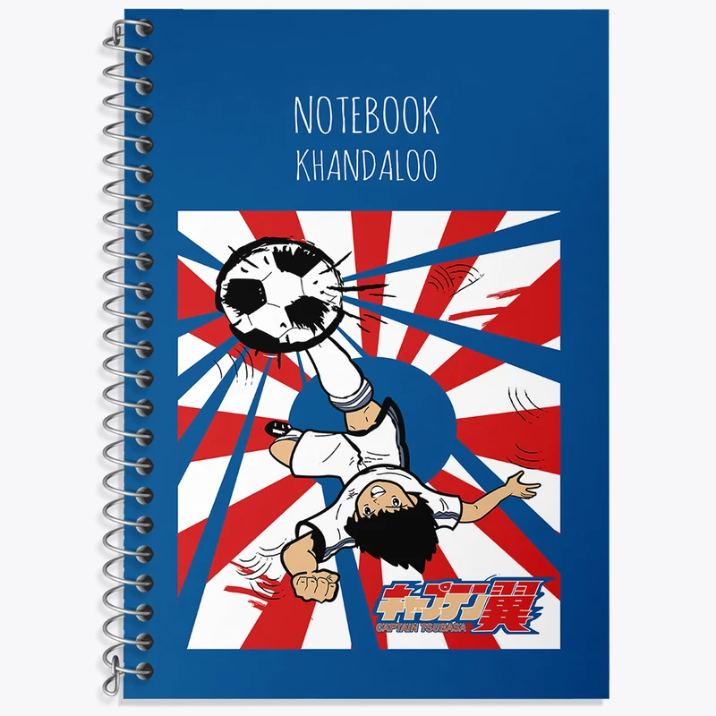 دفتر زبان 50 برگ خندالو مدل دو خط طرح فوتبالیست ها کد N7925