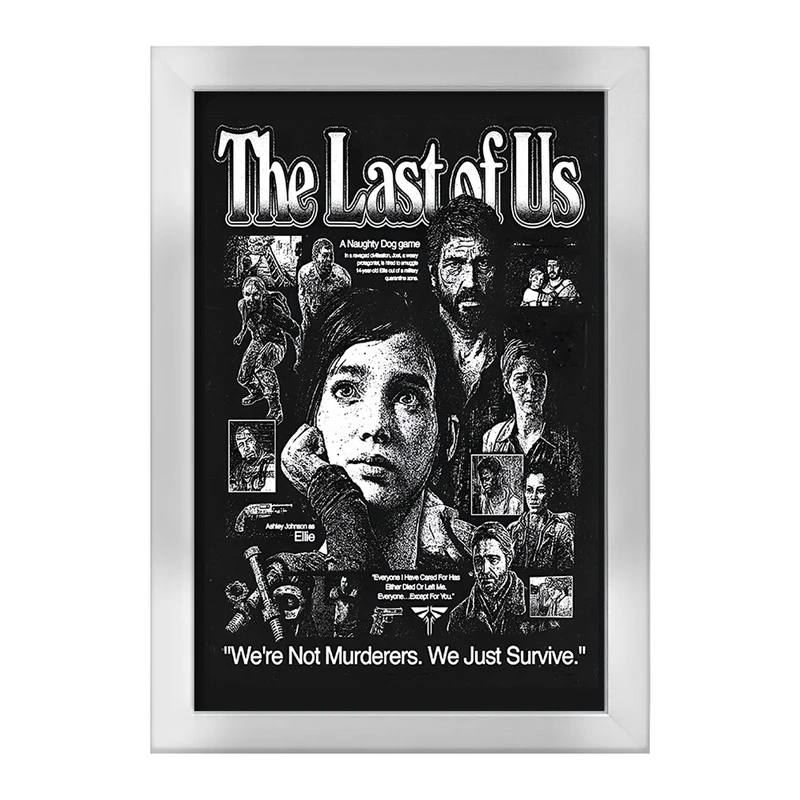تابلو خندالو طرح لست آف آس (The Last Of Us) کد F13502
