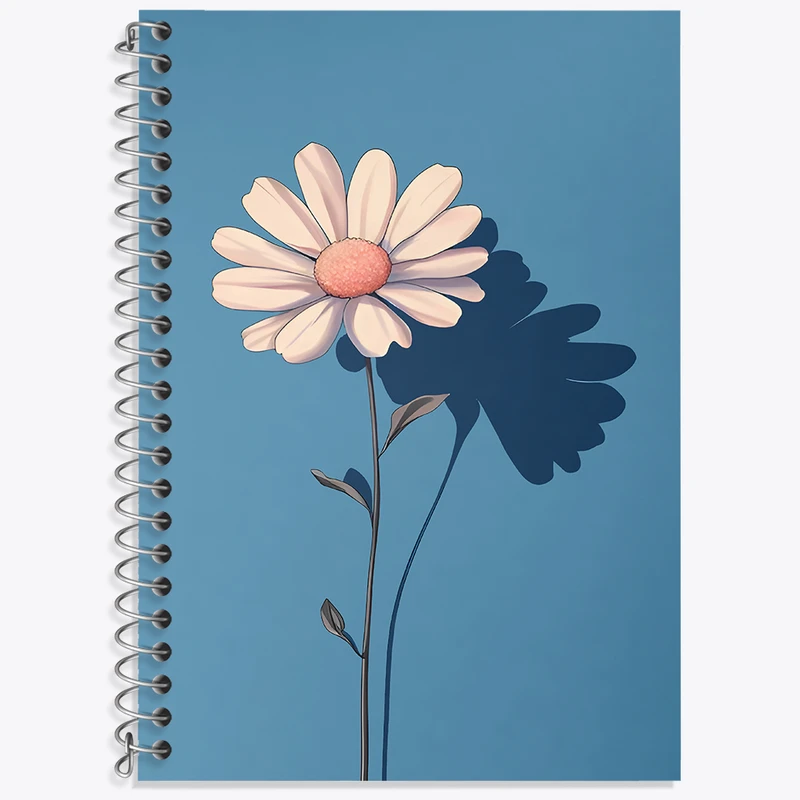 دفتر نت موسیقی 50 برگ خندالو طرح گل بابونه کد N6734