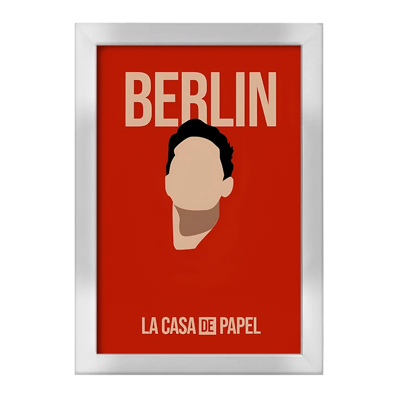 تابلو خندالو طرح برلین خانه کاغذی کد F10128