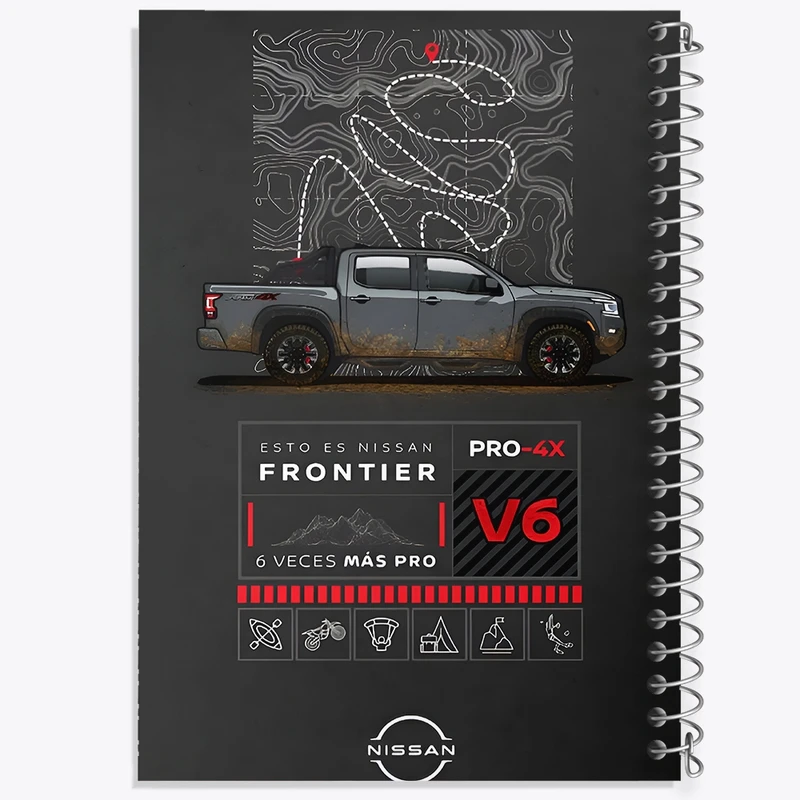 دفتر لیست خرید 50 برگ خندالو طرح نیسان (Nissan V6) کد F14163